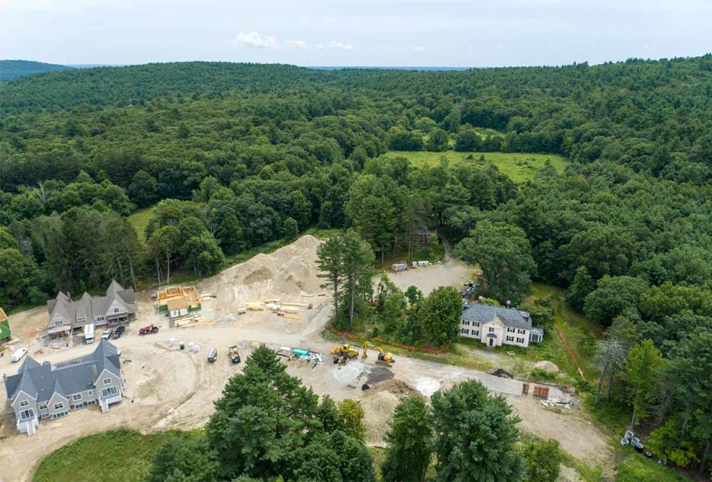 Wolcott Woods from the air