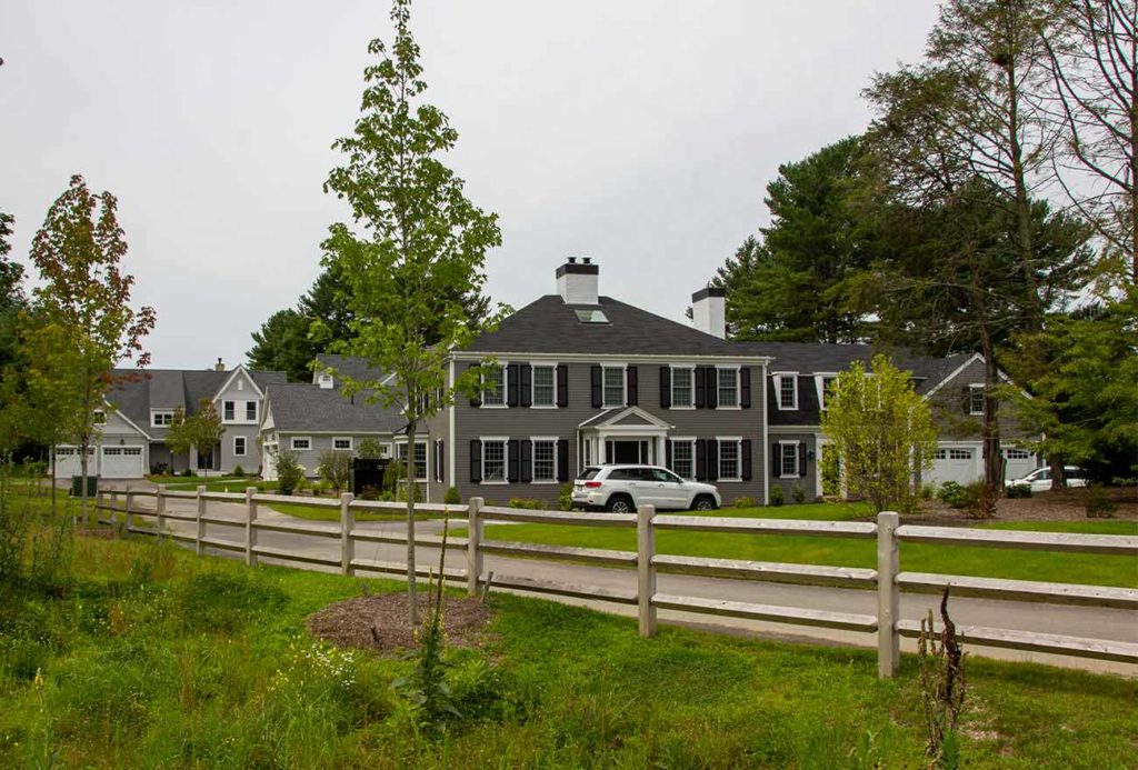 Milton neightborhood from ground level