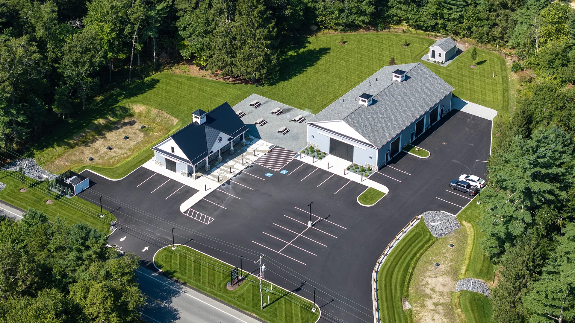 Redevelopment of Erickson's Ice Cream show via drone