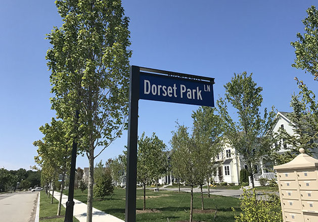 Dorset Park street sign